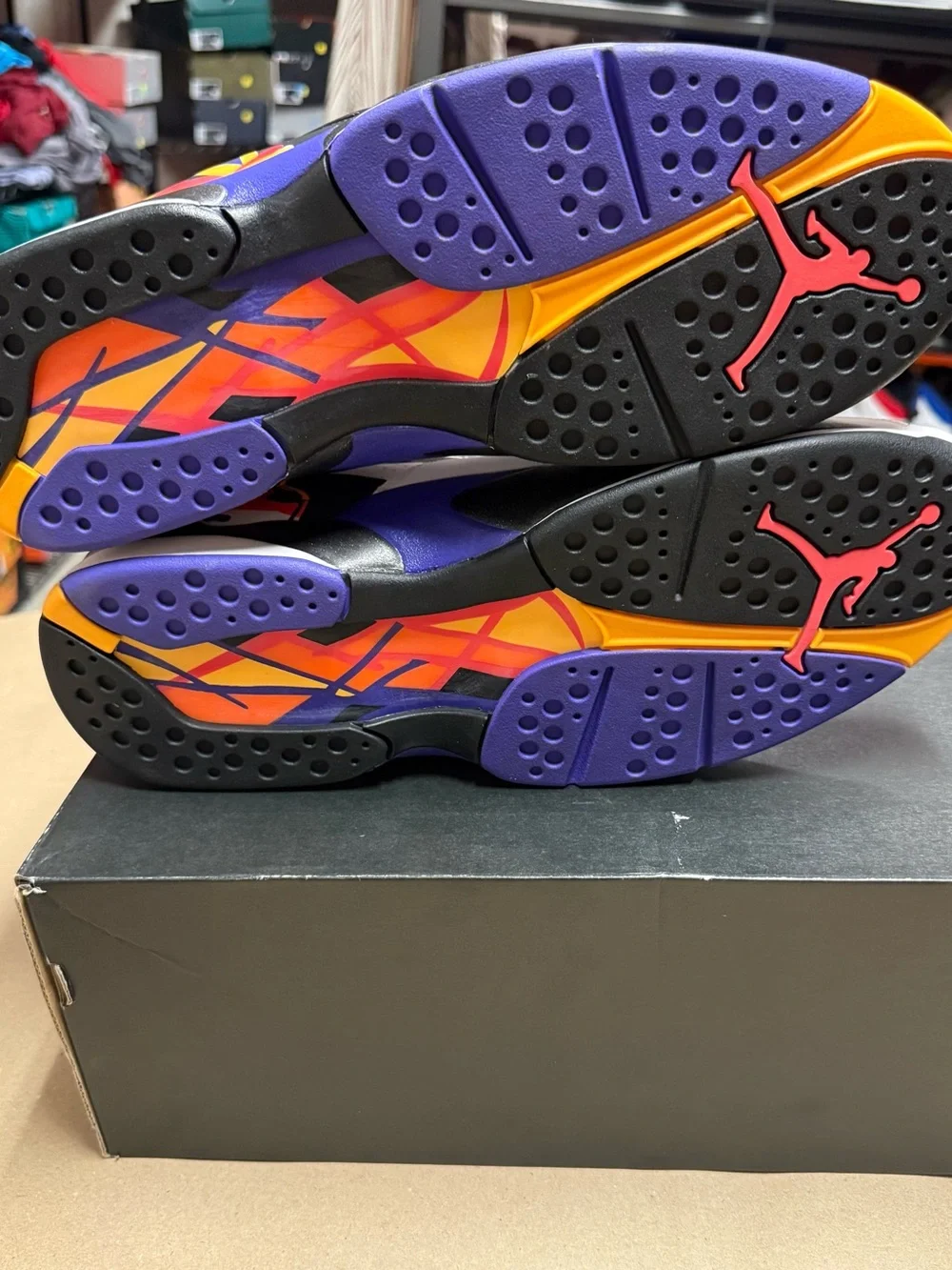 Nike Air Jordan 8 Three Peat Phoenix Men’s sz 13.5 Basketball shoes Rare NDS!